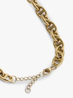 Gold-Plated Mariner Chain-Link Necklace — Gold 3