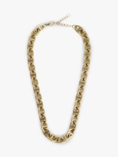 Gold-Plated Mariner Chain-Link Necklace — Gold 1