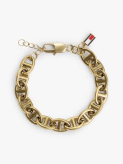 Gold-Plated Flag Mariner Chain-Link Bracelet — Gold 1