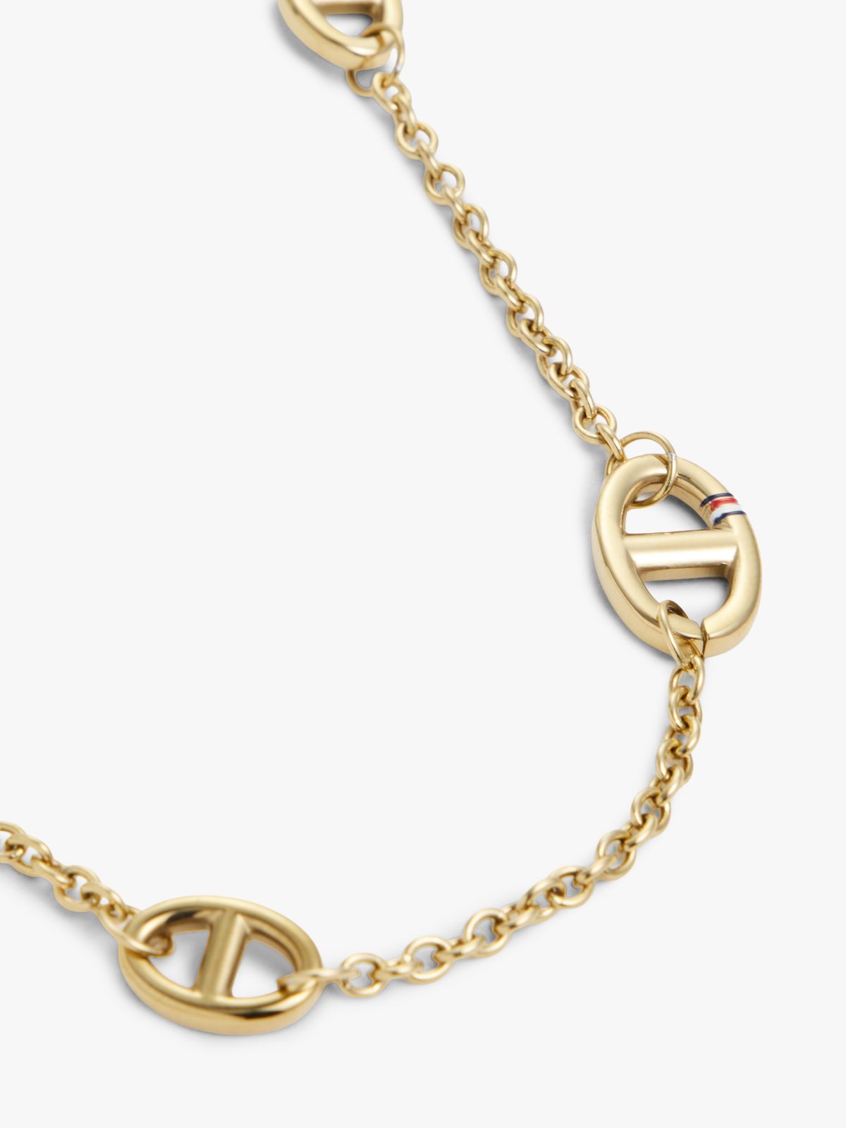 Gold-Plated Mariner Chain-Link Necklace — Gold