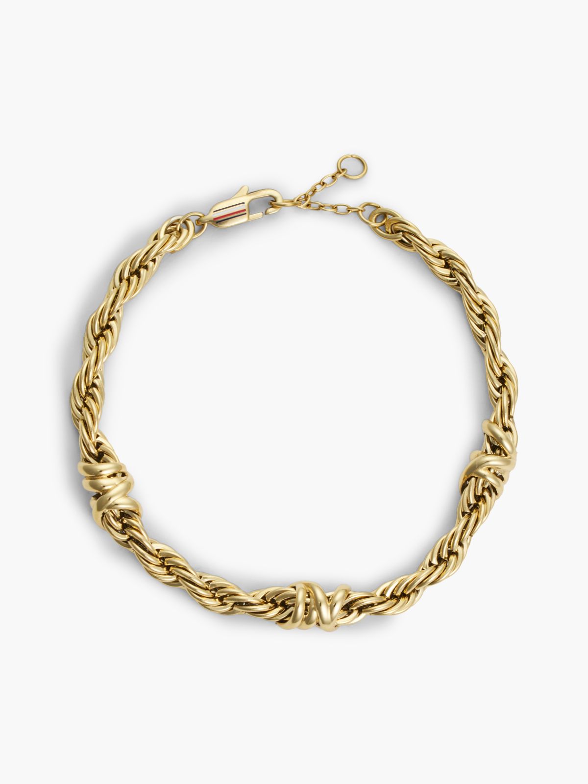 Gold-Plated Rope Chain Bracelet — Gold