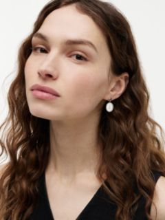 Stainless Steel Nautical Charm Earrings — Silver 3