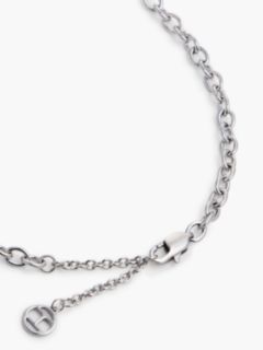 Two-Tone Rope Texture Link Necklace — Multi 3
