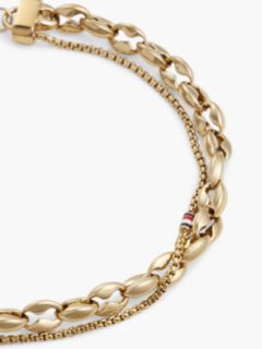 Gold-Plated Stainless Steel Double Chain Bracelet — Gold 2