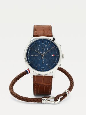 Montres Homme Montres Cuir Plaque Or Tommy Hilfiger Fr