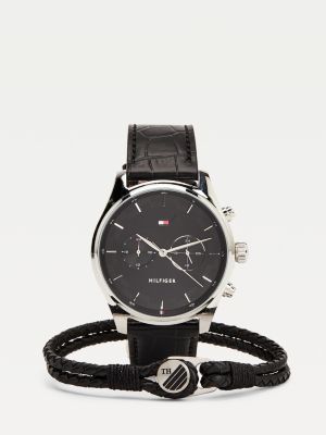 tommy hilfiger watch and bracelet set