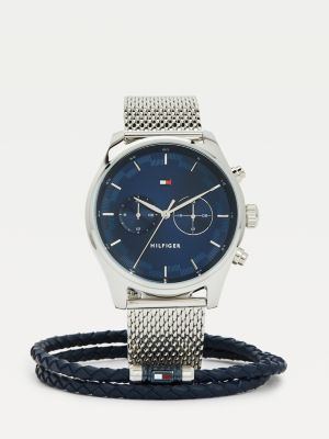 tommy hilfiger watch men's stainless steel bracelet