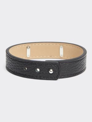 tommy hilfiger leather bracelet