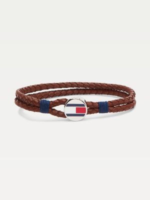 mens leather bracelet tommy hilfiger