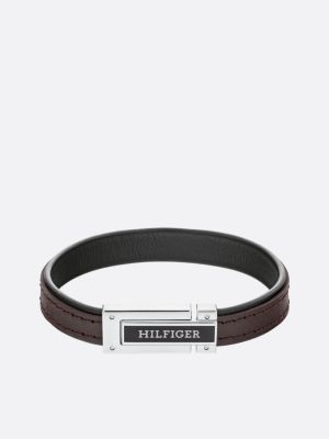 Mens leather bracelet tommy hilfiger best sale