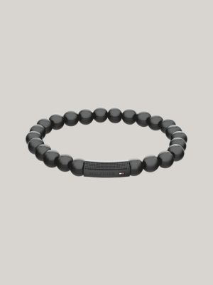 Armband mit Onyx-Perlen | Schwarz | Tommy Hilfiger