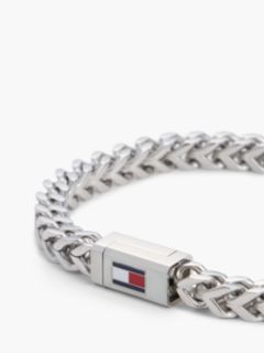 Stainless Steel Braided Chain Bracelet — Silver 2
