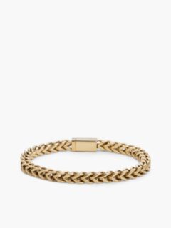 Gold-Plated Braided Chain Bracelet — Gold 3