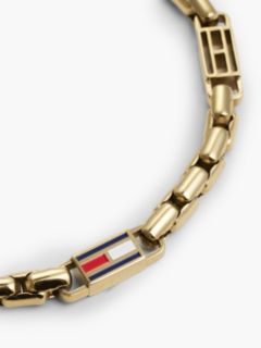 3D Flag Gold-Plated Chain-Link Bracelet — Gold 2