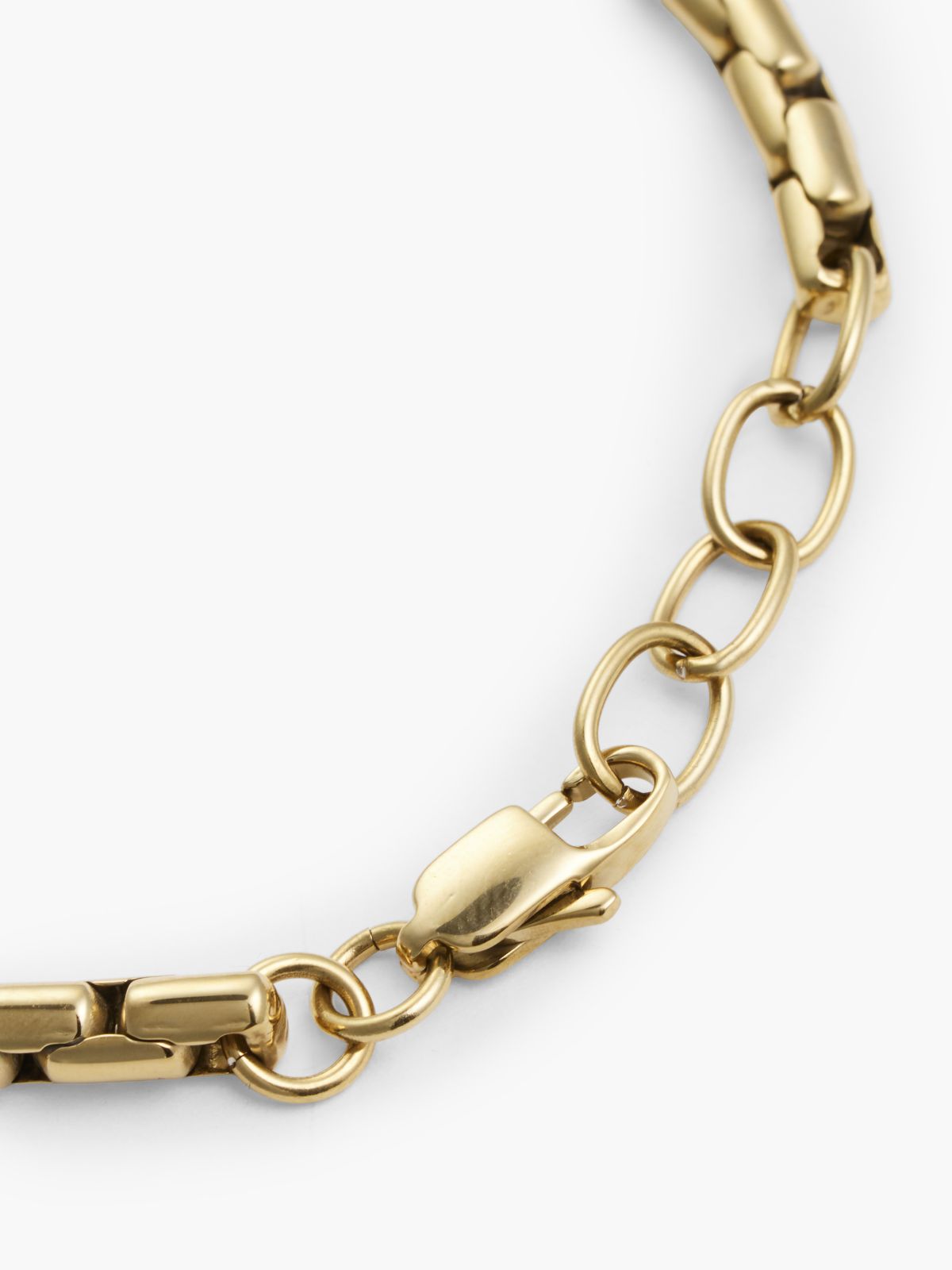 3D Flag Gold-Plated Chain-Link Bracelet — Gold