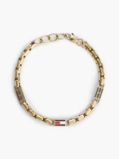 3D Flag Gold-Plated Chain-Link Bracelet — Gold 1