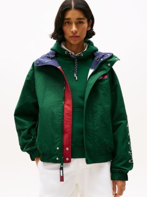 green hilfiger sailing reversible relaxed jacket for adults gender inclusive tommy hilfiger