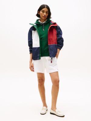 cazadora náutica amplia reversible hilfiger verde de diseño inclusivo para adultos tommy hilfiger