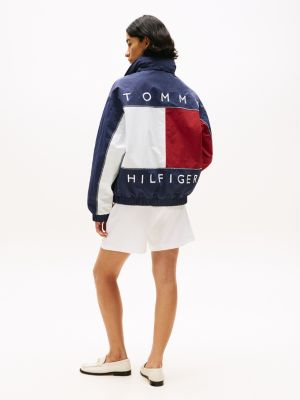 green hilfiger sailing reversible relaxed jacket for adults gender inclusive tommy hilfiger