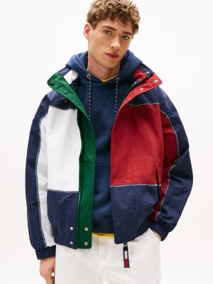 grün hilfiger sailing relaxed fit wendejacke für gender-inclusive erwachsene - tommy hilfiger