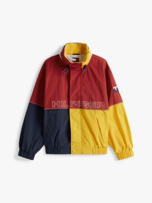 multi hilfiger sailing colour-blocked regatta jacket for adults gender inclusive tommy hilfiger