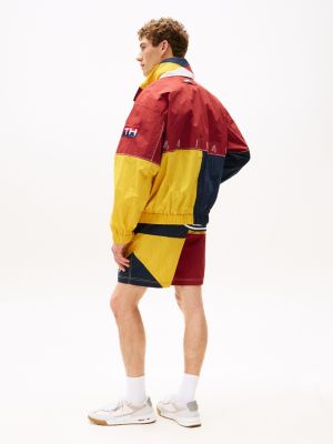 multi hilfiger sailing colour-blocked regatta jacket for adults gender inclusive tommy hilfiger