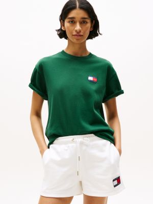 green hilfiger sailing relaxed back logo t-shirt for adults gender inclusive tommy hilfiger