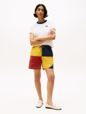 multi hilfiger sailing color block-shorts für gender-inclusive erwachsene - tommy hilfiger