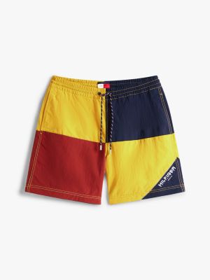 multi hilfiger sailing colour-blocked shorts for adults gender inclusive tommy hilfiger