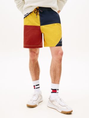 multi hilfiger sailing color block-shorts für gender-inclusive erwachsene - tommy hilfiger