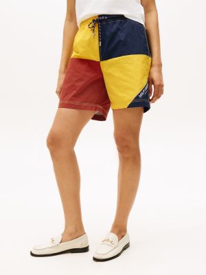 multi hilfiger sailing colour-blocked shorts for adults gender inclusive tommy hilfiger