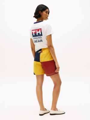 multi hilfiger sailing color block-shorts für gender-inclusive erwachsene - tommy hilfiger