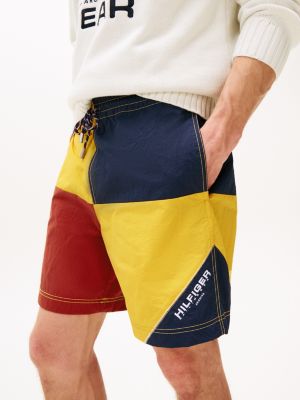 multi hilfiger sailing color block-shorts für gender-inclusive erwachsene - tommy hilfiger