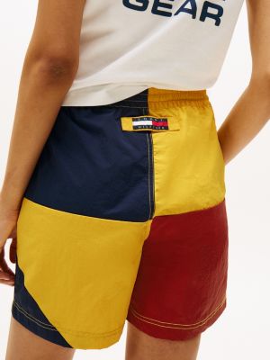 multi hilfiger sailing colour-blocked shorts for adults gender inclusive tommy hilfiger