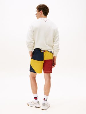 multi hilfiger sailing colour-blocked shorts for adults gender inclusive tommy hilfiger