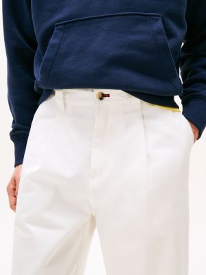 white hilfiger sailing regular chinos for adults gender inclusive tommy hilfiger