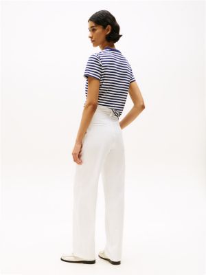 white hilfiger sailing regular chinos for adults gender inclusive tommy hilfiger