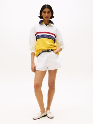 multi hilfiger sailing relaxed fit rugby-poloshirt für gender-inclusive erwachsene - tommy hilfiger