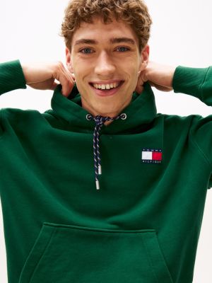 green hilfiger sailing relaxed back logo hoody for adults gender inclusive tommy hilfiger