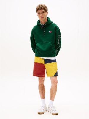 grün hilfiger sailing relaxed fit hoodie mit logo für gender-inclusive erwachsene - tommy hilfiger