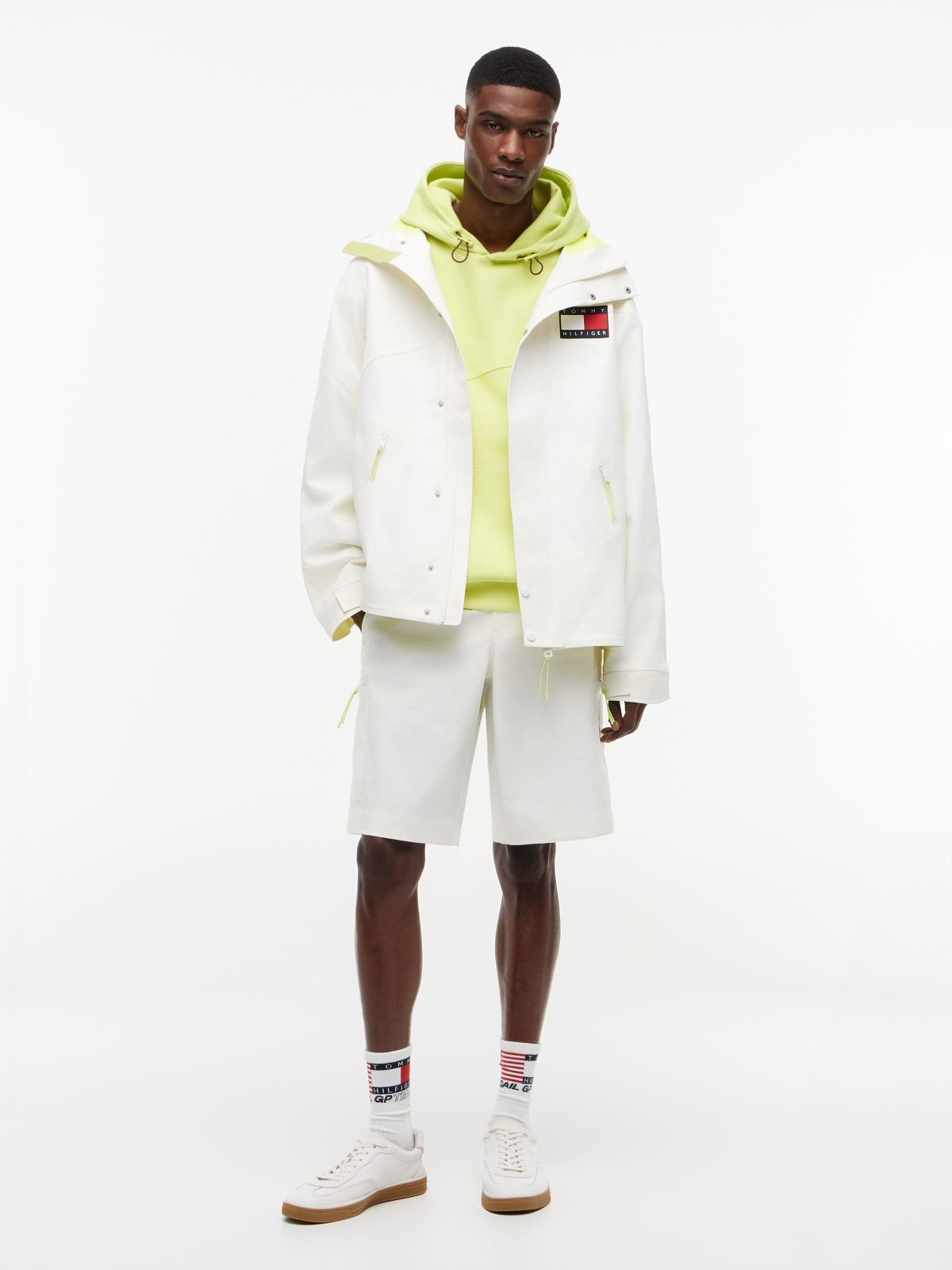 Tommy x U.S. Sail GP Team Relaxed Jacket — White