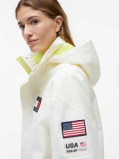 Tommy x U.S. Sail GP Team Relaxed Jacket — White 5