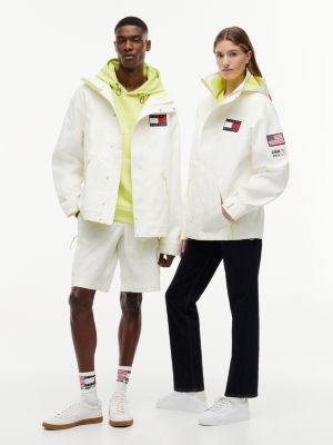 veste décontractée tommy x u.s. sail gp team blanc pour adult gender inclusive tommy hilfiger