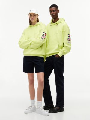 green tommy x u.s. sail gp team relaxed hoody for adult gender inclusive tommy hilfiger