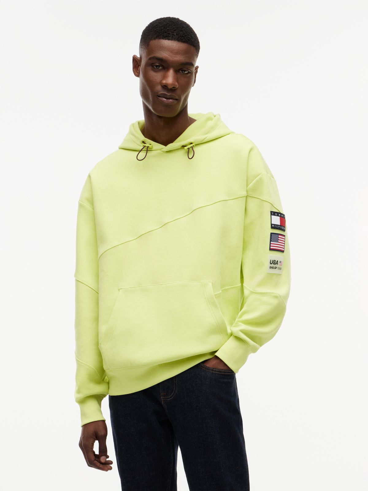 Tommy x U.S. Sail GP Team Relaxed Hoody — Green
