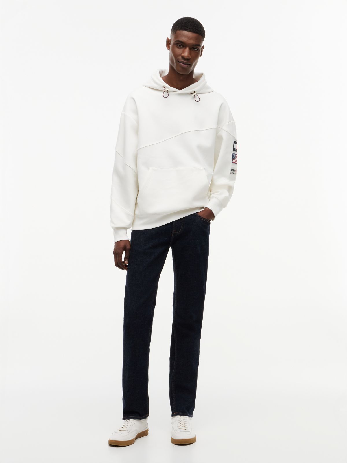 Tommy x U.S. Sail GP Team Relaxed Hoody — White