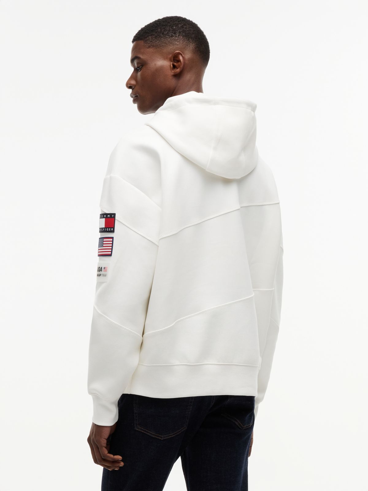 Tommy x U.S. Sail GP Team Relaxed Hoody — White