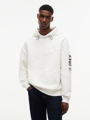 white tommy x u.s. sail gp team relaxed hoody for adult gender inclusive tommy hilfiger