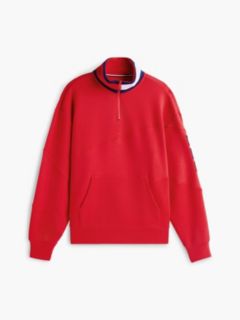 Tommy x U.S. Sail GP Team Quarter-Zip Sweatshirt — Red 6