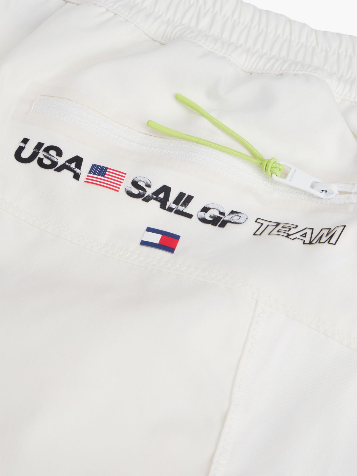 Tommy x U.S. Sail GP Team Cargo Shorts — White